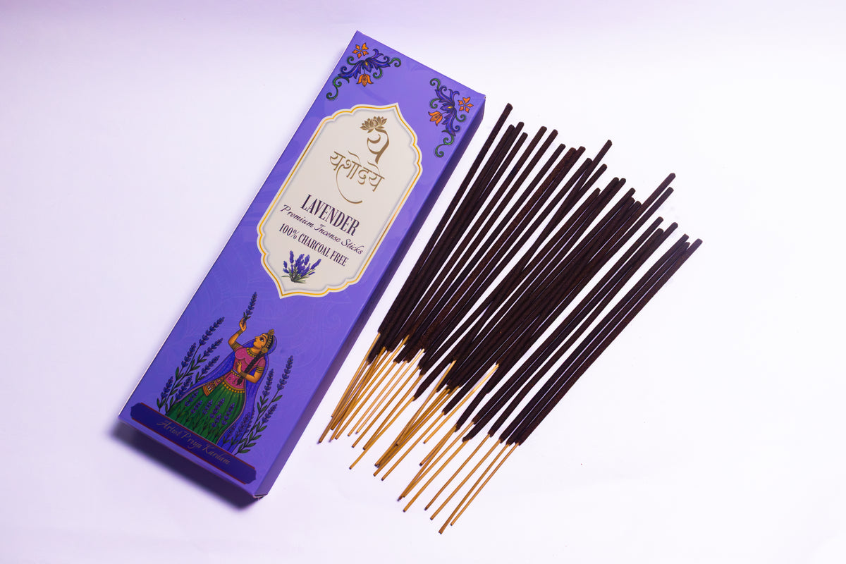 Organic Incense Sticks Combo (Pack of 3) — Luxury Non-Toxic & Charcoal-Free Set | The Artist Collection