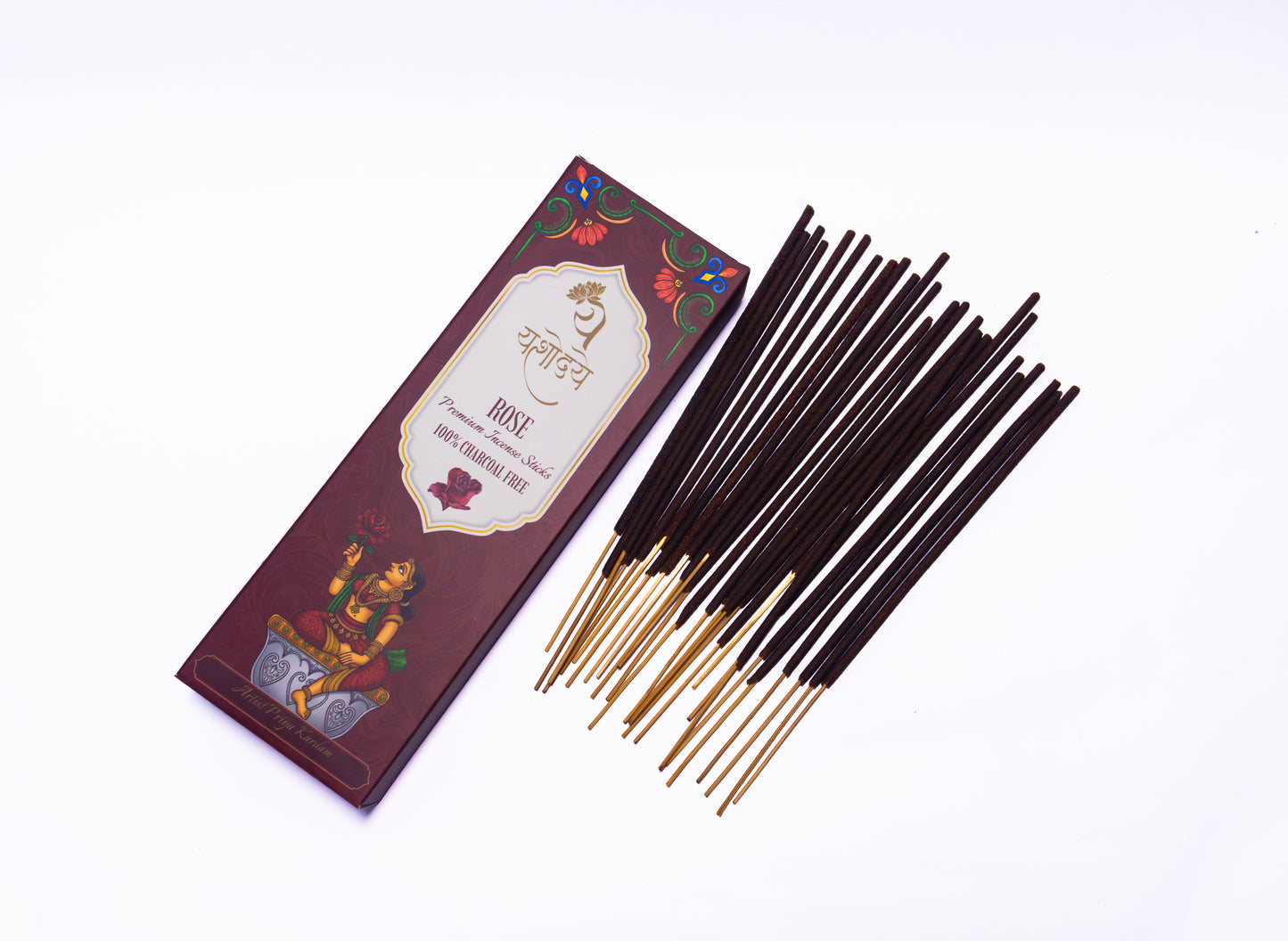 Organic Incense Sticks Combo (Pack of 3) — Luxury Non-Toxic & Charcoal-Free Set | The Artist Collection